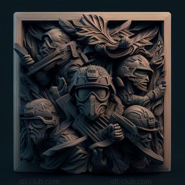 3D модель Игра Взвод Святого Призрака (STL)